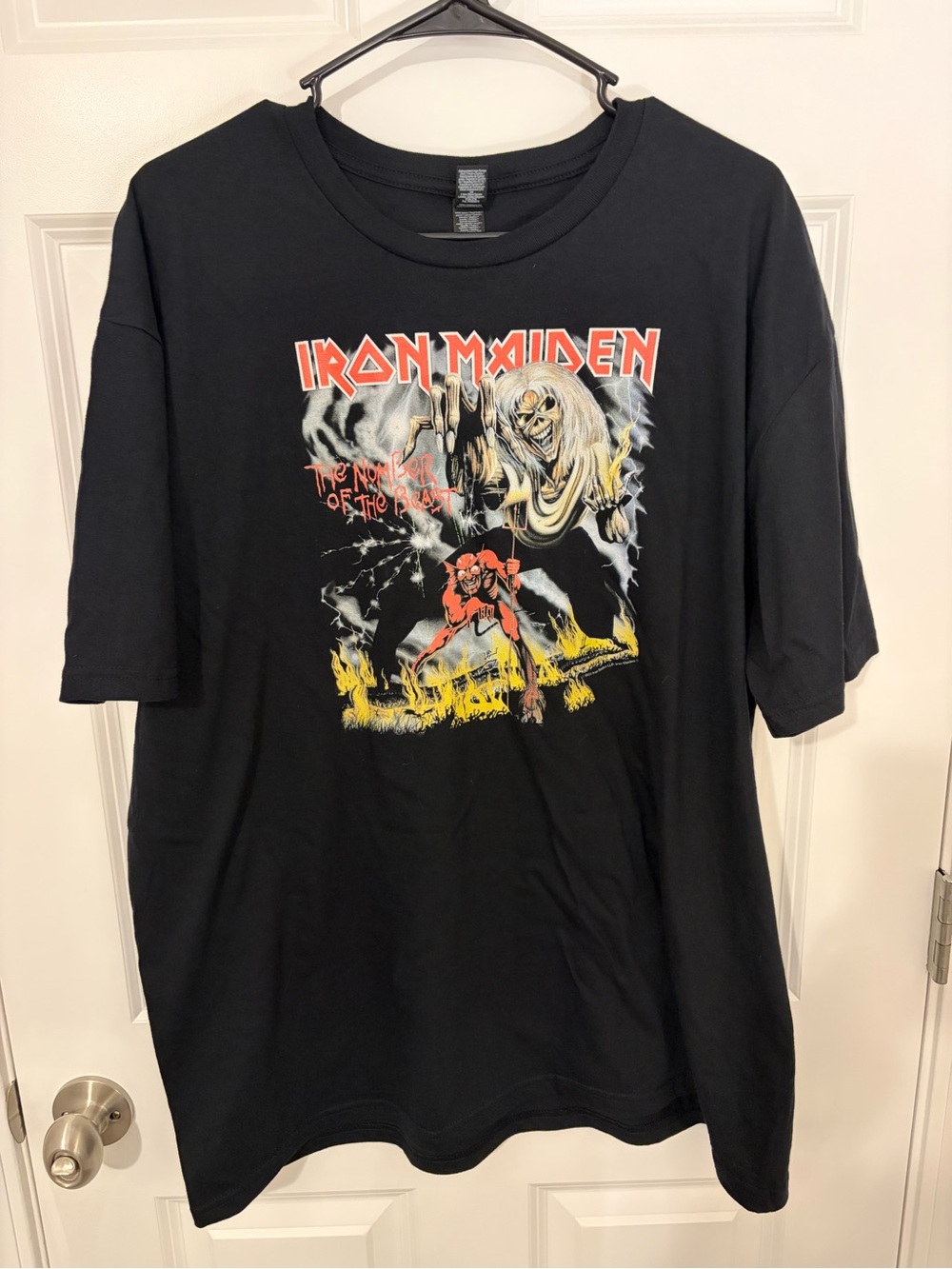 Iron Maiden Metal Black Graphic Band T-Shirt XL